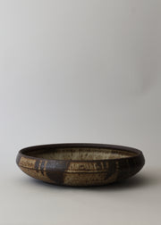 Large Ridge Low Bowl No.2 in Live Oak - Victoria Morris
